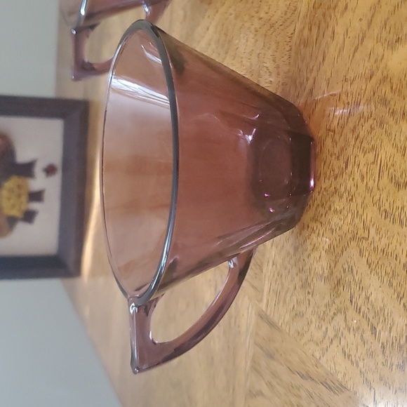 Hazel Atlas Moroccan Cups and Saucers 💜 - Picture 7 of 8